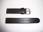 20 Uhrenarmbänder 18mm schwarz aus Kunstleder