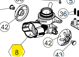 E008 / Gelenkanschluss / o / Räder / J18016 (J18016) (39873)