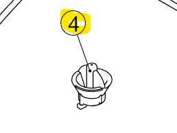 E004 / Verschlussknopf / Frischwassertank / J0786 (J0786) (27057)