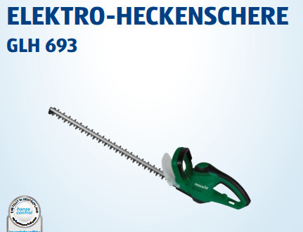 Netzstecker für Elektro-Heckenschere GLH693