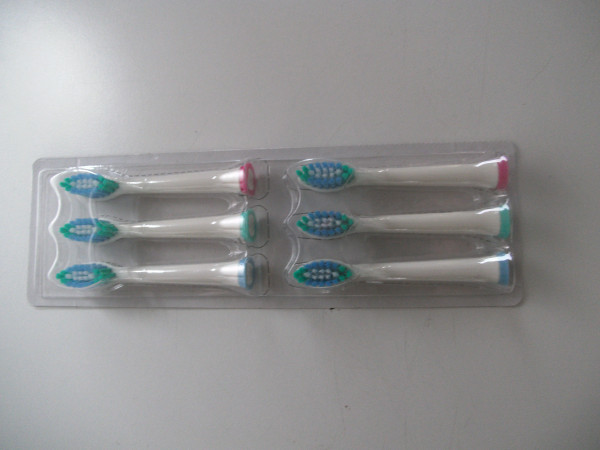 Ersatzbürsten / Schall / weiss / 6 Stück (984620) (21446)