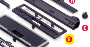 B-E / Teppichaufsatz / Kombibürste / J8752 (J8752) (39891)