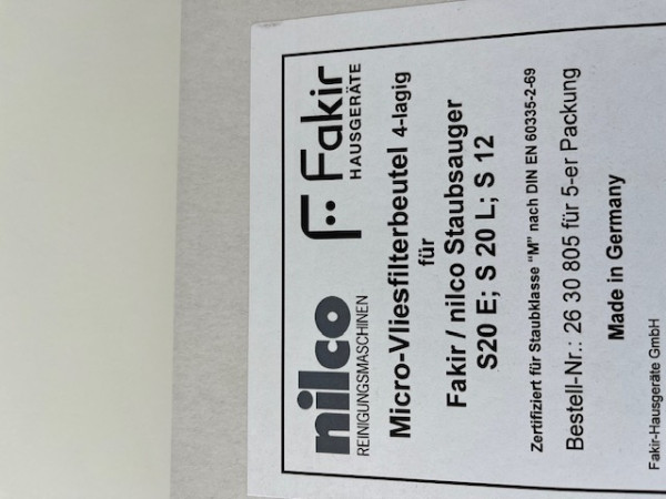 2630805 / Micro-Vliesfilter 5 Stk. (2630805) (41902)