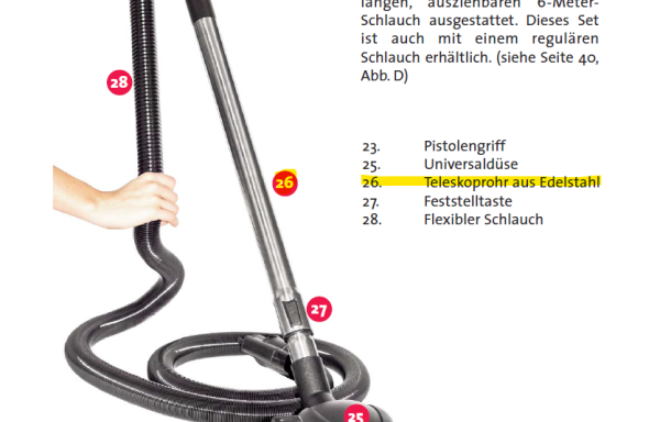 B00 / Teleskoprohr / Saugerzubehör / J0289 (J0289) (39873)