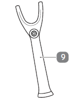 Zahnseidenspanner / weiss / 2 Stück (983866) (20872)
